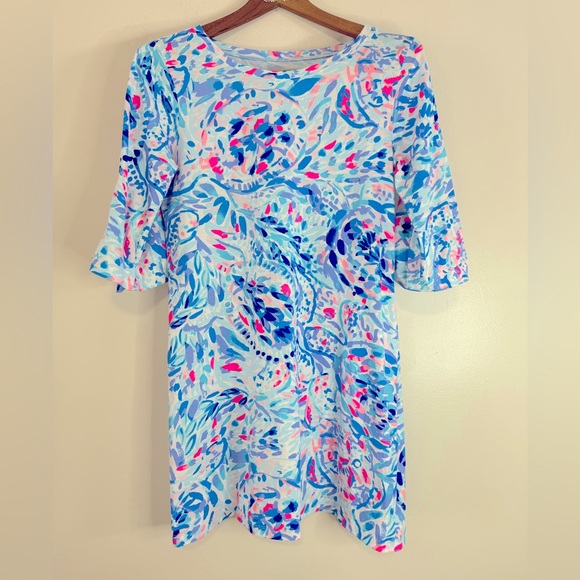 Lilly Pulitzer Preston breakwater party wave Women'sdress size small